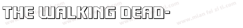 the walking dead字体转换